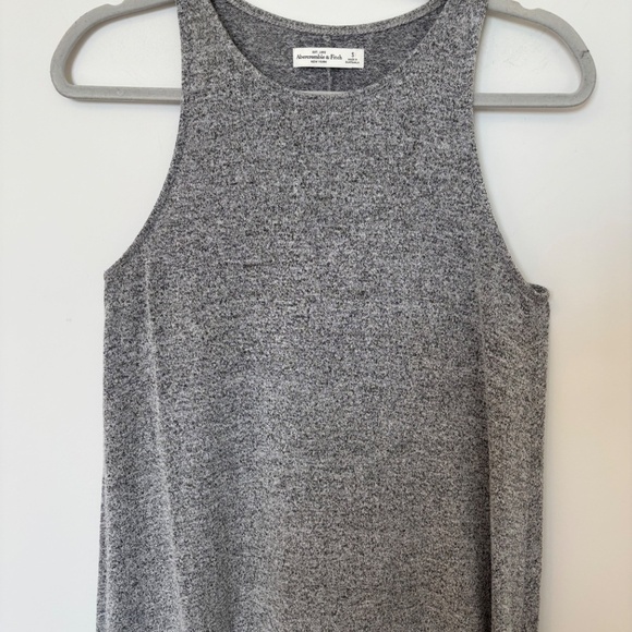 Abercrombie & Fitch Trapeze Racerback Stretch Dress size Small Gray - Picture 4 of 5